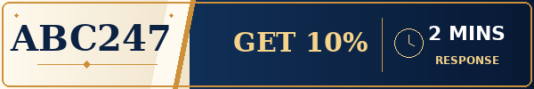 ABC247 Textile promotional banner, 600 by 100 pixels